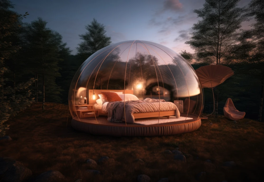 outdoor see through bubble tent